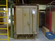 Shuttle kiln, electrically heated