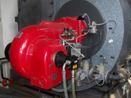 Boiler and gas/oil-burner