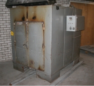Air-rotate kiln used (vertical), Kocken, 500°C