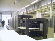 6-colour sheetfed press, Typ: CD 102-6+ L, Heidelberg