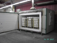 Chamber kiln, electrical heated, 3600 liters