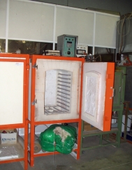 Chamber kiln, electrical heated