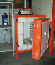 Chamber kiln, electrical heated