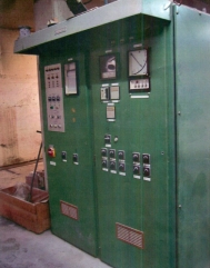 Shuttle kiln, gas heated