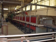 Roller Kiln, gas heated