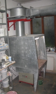 Glaze spraying stand, Typ: 7431, Year 1994