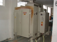 Shuttle kiln, Type: HOE1600, Padelttherm, 1996 - SOLD OUT