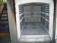 Shuttle kiln, electrical heated