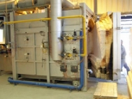 Shuttle kiln, gas heated, high temperature