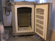 Chamber kiln, electrically heated