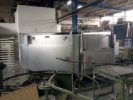 Glass bending kiln, electrically heated