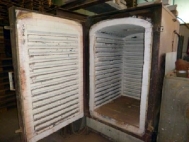 Chamber kiln, electrically heated