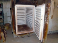 Chamber kiln, electrically heated