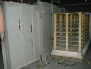 Shuttle Kiln, electrically heated