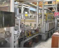 Conveyor belt heating furnace used