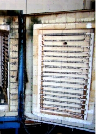 Chamber kiln, electrically heated used