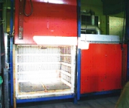 Duplex chamber kiln, electrically heated used