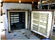 Chamber kiln, electrically heated used