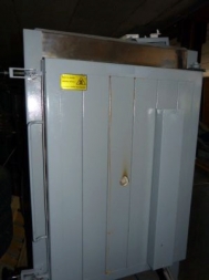 Chamber kiln, electrically heated, used