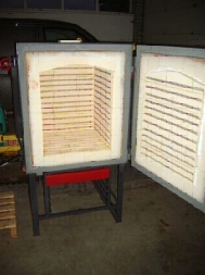 Chamber kiln, electrically, used - sold out