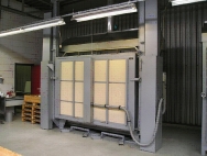 Chamber kiln with lifting door, electrically - NEW
