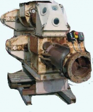 Vacuum-extruder 350 mm,  steel design, used