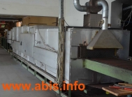 Belt conveyor kiln, 1000°C, 20m, used