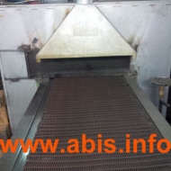 Belt conveyor kiln, 1000°C, 20m, used