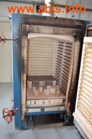 Shuttle kiln electrically heated used