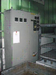  Shuttle kiln electric heated,  used