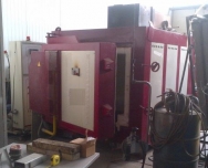 Shuttle kiln, 1,5 m³, gas heated, used