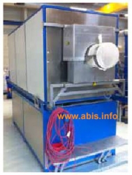 Rotary tube furnace, new - due to process change