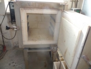 Chamber kiln, electrically heated, used