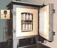 Chamber kiln, gasheated, used