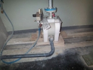 Pneumatic diaphragm pump, used