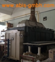 Shuttle kiln, gas heated, 6 m³