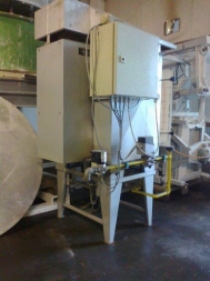 Chamber kiln, 0,06 m³, gas heated, used