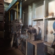 Belt type furnace, naturalgas heated, 13 m, 750 °C, used