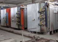 Shuttle kiln, gasheated, 7 m³, used