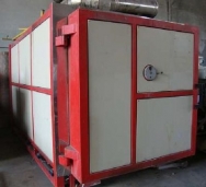 Shuttle kiln, gas heated, used