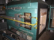 High temperature chamber kiln, gas heated, approx. 780 Liter, 1500 °C, used 