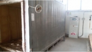 Shuttle kiln, 4 m³, 1100 °C, gas heated, used