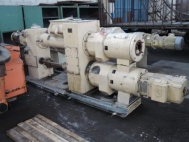 Vacuum extruder, stainless steel, 250 mm, used – overhauled