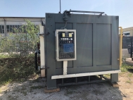 Shuttle kiln, 2,5 m³, 1050 °C, gas heated, used