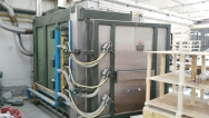 Shuttle kiln, 2,5 m³, 1260 °C, gas heated, used - SOLD OUT