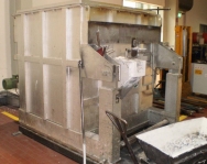 Aluminum melting and holding furnace, 1000 kg, 800 °C, used