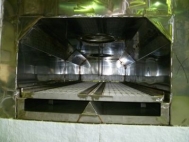 Conveyor belt continuous furnace plant , used