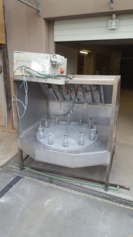 Glasurspritzautomat, halbautomatisch, gebraucht 