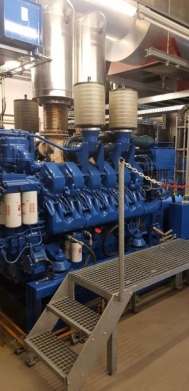 Emergency power system 3160 kVA, used