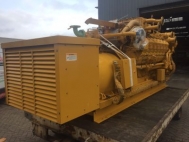 Natural gas power generator CHP, 1278 kVA, used